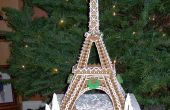 De toren van Eiffel in peperkoek