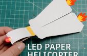 LED papier helikopter