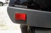 1991 Honda ST1100 rode marker lichten ter vervanging van dure reflector. 