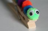 Kinderen van Caterpillar kleren Pin Craft