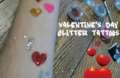 Aftelkalender voor Valentijnsdag Glitter Tattoos