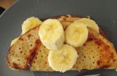 Gemakkelijk Gluten vrije pindakaas en banaan pannenkoeken