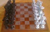 Moeren en bouten schaakstukken
