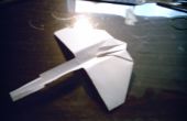Super awesome papieren vliegtuigje