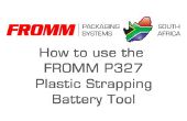 Het hulpprogramma een Fromm P327 Plastic Strapping