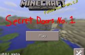 Minecraft-hoe te: geheime deuren No. 1