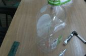 Plastic fles ontzilting