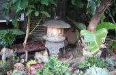 Maak een Japanse tuin-lantaarn uit Hypertufa