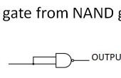 Gebruik NAND poort te maken niet gate