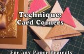 Techniek: How to Make kaart hoeken voor uw projecten papier