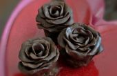 Rose-vormige Cheesecake Brownie truffels