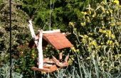 Cedar Shingle Vogelhuis/waterbak geregenereerde