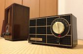 Bluetooth buis Radio Project 3 - Japanse midden van de eeuw Plastic Radio