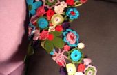 Crouchet bloem sjaal