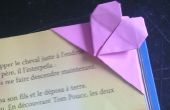 Origami hart bladwijzer
