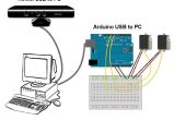 Kinect besturingselementen Arduino wired Servos using Visual Basic 2010