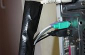 Duct tape kabel sleeving