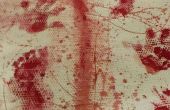 Bloodsplatters, ze maakte. Bloed op uw deurmat en tapijt. 