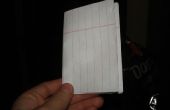 Hoe maak je een mini papieren boekje voor notities, strips, enz