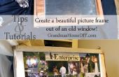 Hoe maak je een venster in een fotolijst! 