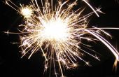 Cool sparkler explosie
