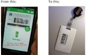 Een barcode Starbucks account koppelen aan uw werk naamkaartje voor snelle betaling