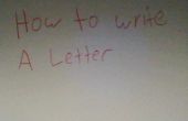 Hoe schrijf je een brief