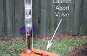 Water raket lanceren Abort ventiel