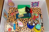 Schoenendoos Dollhouse slaapkamer voor Littlest Pet Shop