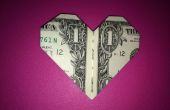 Gemakkelijk Dollar Bill Origami hart