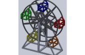 3D afgedrukt roterende reuzenrad