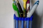 Pen en potlood houder gemaakt van oude pen