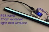 Scanner licht en Arduino als een RGB-lamp