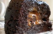 Chocolade gesmolten Lava Cake - in de magnetron! 