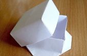 Vak op stand origami