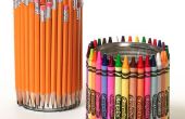 Hoe maak je cool Crayon en potlood houders