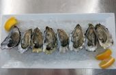 Het openen van oesters