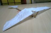 Rubber band aangedreven ornithopter