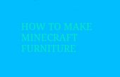 How to make minecraft meubels