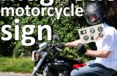 Magnetische motorfiets teken