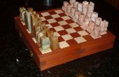 Schaken/Checker Board puzzel in elkaar grijpende