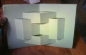 Eenvoudig papier geometrische kaart