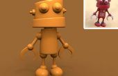 Schattige 3D afgedrukt Robot Kit