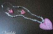 Aftelkalender voor Valentijnsdag Quilling juwelen voor meisjes