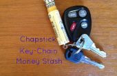 Een buis van Chapstick omzetten in een sleutelhanger geld Stash (VIDEO)