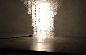 Plastic deksel en stro Fractal Lamp