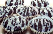 Laag vet Zebra Cupcakes