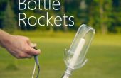 De Lanceerinrichting van de raket van frisdrank fles