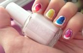 Regenboog Swirl nagels