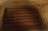 Brownies met huisgemaakte brownies boxed